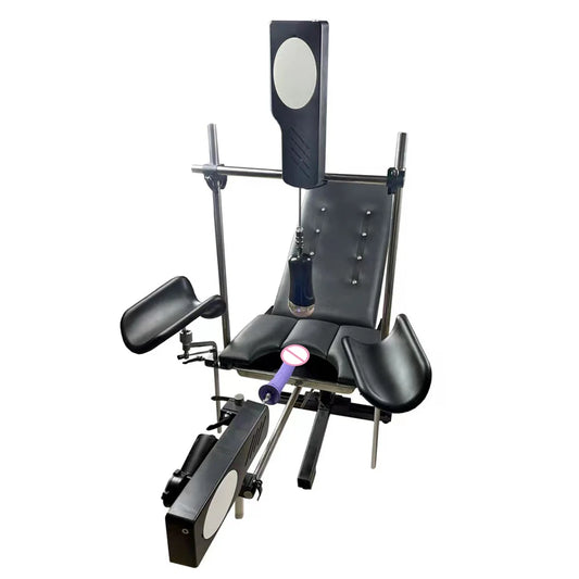 Fredorch 2022 New Sex Machine Chair SM Sex Furniture Aid Stool Position Prop Erotic Toy Chair Game Paly with 2*120W Sex Machine